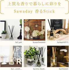 (Bulk Purchase) Sawaday Fragrance Stick Parfum Sparkling Pink Refill 2.4 fl oz (70 ml) x 3 Packs (KOBAYASHI Pharmaceutical) Air Freshener for Rooms (Diffuser, Looks Great for Rooms and Entryways) Room Fragrance Diffuser Reed Diffuser