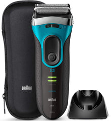 Braun Series 3 Men's Shaver 3080s-B 3 Blades Can be used in the bath Blue