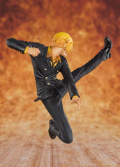 Figuarts Zero One Piece Black Foot Sanji Approx. 5.1 inches (130 mm), ABS   PVC Pre-painted Complete Figure