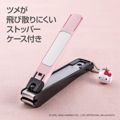 Kai Hello Kitty Japanese Style New Standard M Flower Sakura Nail Clippers