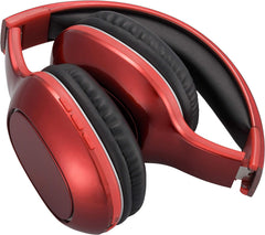 Ohm Electric AudioComm Bluetooth Stereo Headphones Wireless Red HP-W260Z-R 03-0344 OHM