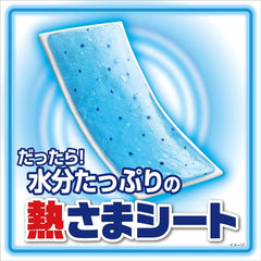 Kobayashi Pharmaceutical Hot Sheet for Adults, Cooling Sheet, Gentle on Skin, Low Acidity, 16 Sheets x 4 Packs