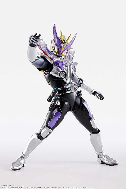 S.H. Figuarts Kamen Rider Den-O Sword Form/Gun Form (True Bone Carving Process), Approx. 5.7 inches (145 mm), ABS   PVC Pre-painted Action Figure