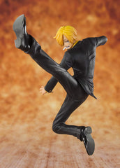 Figuarts Zero One Piece Black Foot Sanji Approx. 5.1 inches (130 mm), ABS   PVC Pre-painted Complete Figure