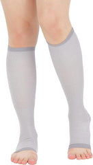 Dr.Feel Cool Elastic Socks Supervised by Doctors - Cool and Comfortable Even in Summer- Uses Cool Feel Material No Toes, For Both Feet (1 Pair)