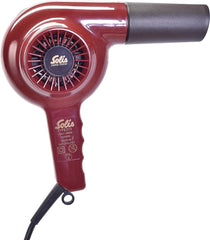 Solis 315 Professional Hairdryer, Bordeaux, Perfect for Blow-Drying