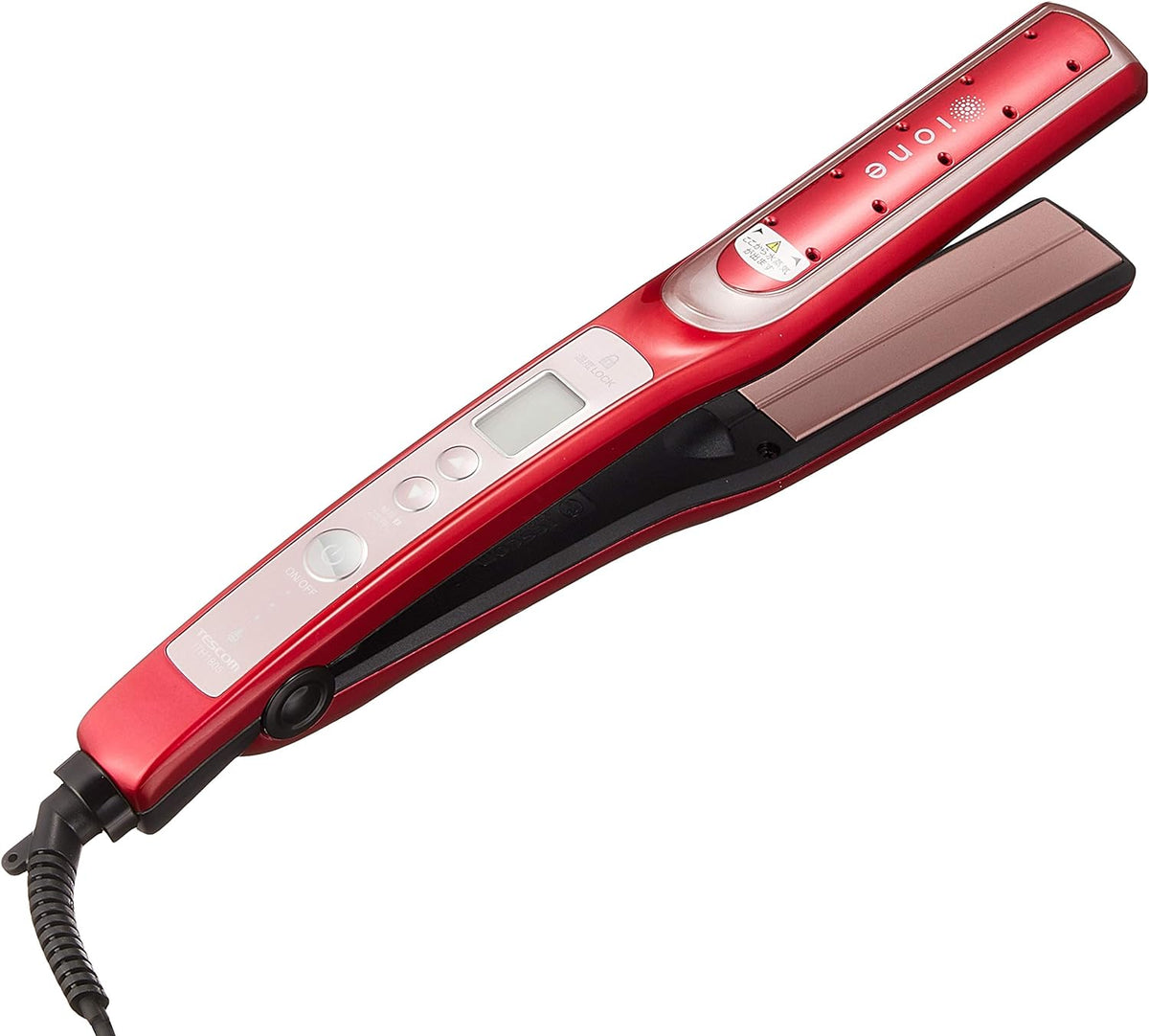 Tescom ITH1805-P Hair Iron, Negative Ion ione, Sparkle Pink