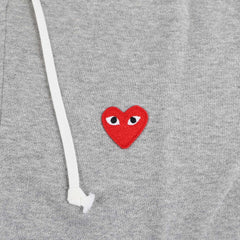 Play Comme des Garcons T168 Men's Hoodie, Sweatshirt, Zip-up, Play Comte, Des Garcons, Red Heart, Play ZIP HOODED