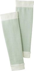 Skin Side Silk Sleep Calf Supporter, 2 Pieces, Pale Green