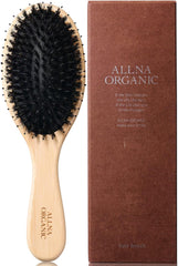 Orna Organic Hair Brush Pig Hair Women's Shiny Silk Hair Smooth