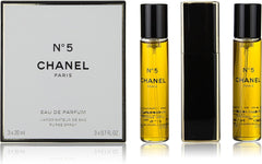 Chanel Eau De Parfum No. 5 EDP 0.7 fl oz (20 ml) x 3 Bottles