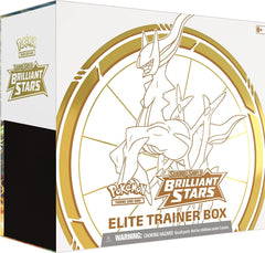 Pokemon Trading Card Game: Sword Shield Brilliant Stars Elite Trainer Box Card Game