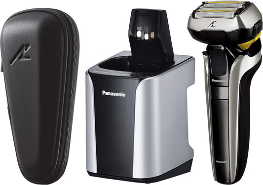 Panasonic Lamdash ES-LV9EX-S Men's Shaver, 5 Blades, Silver Tone