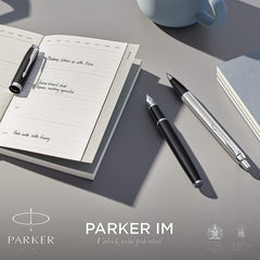 PARKER PARKER Ballpoint pen IM matte black CT medium oily Gift Boxes Included authorized imports 2143442Z