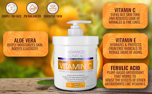 Advanced Clinicals Vitamin C Cream.