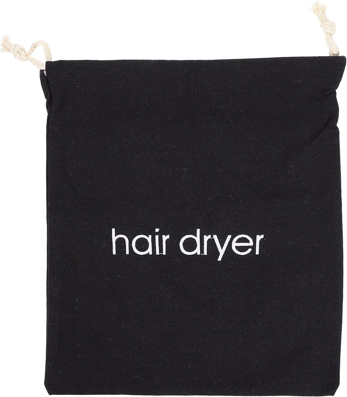 Frcolor Hair Dryer Bag Drawstring Bag Hair Dryer Organizer Storage Pouch Travel Bag Dust Bag Styling Tool Black