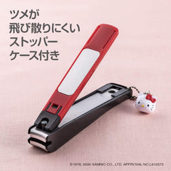 Kai Hello Kitty Japanese Style New Standard M Camellia Nail Clippers