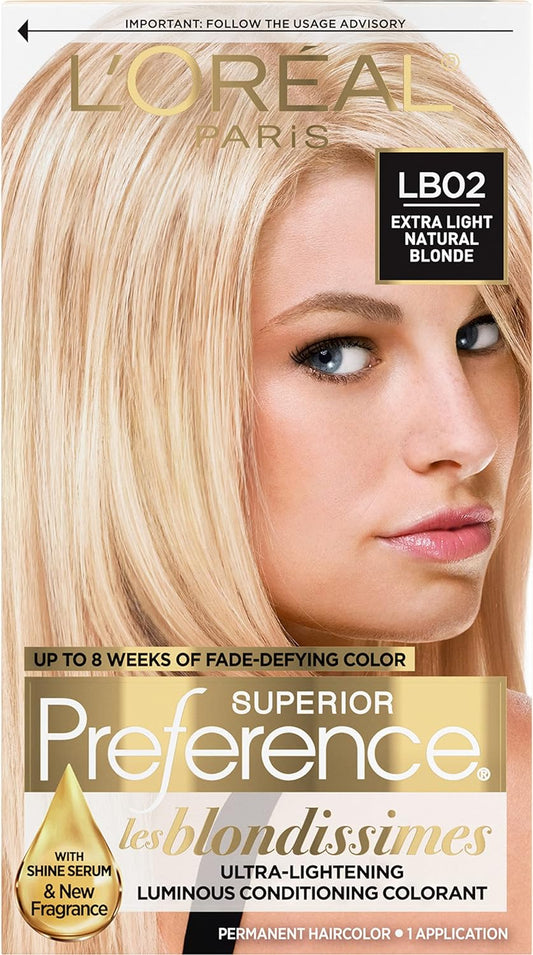 L 'Oreal Paris Superior Preference Color Care System Extra Light Natural Blonde LB – 02 (parallel import goods)