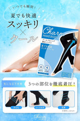 Charmake Body Compression Socks for Summer, Cool Touch, Cool Full Legs, Women's While Sleeping