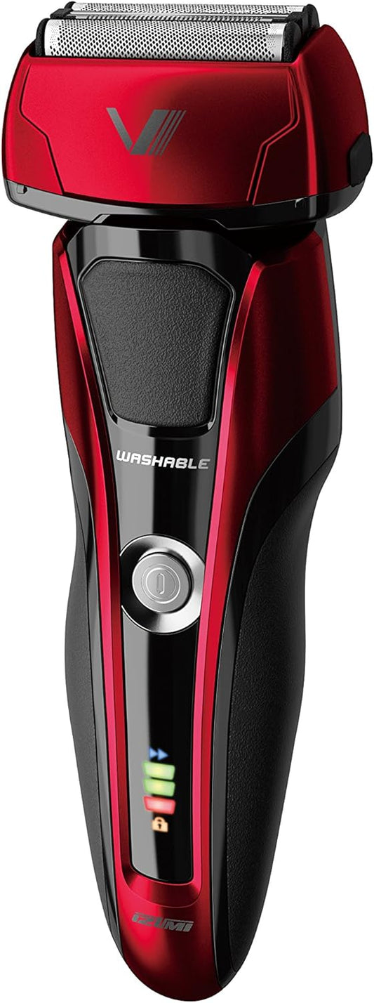 Maxell Izumi Electric Shaver 3-Blade Reciprocating Z-DRIVE High-End Series Red IZF-V917-R