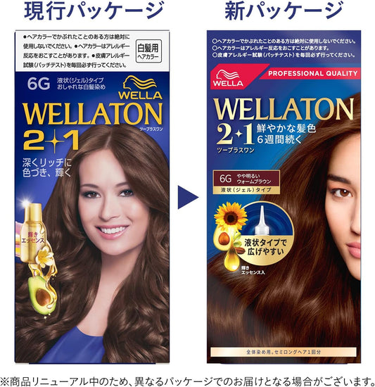 Wellaton 2+1 Liquid Type Hair Dye (Non-Pharmaceutical)