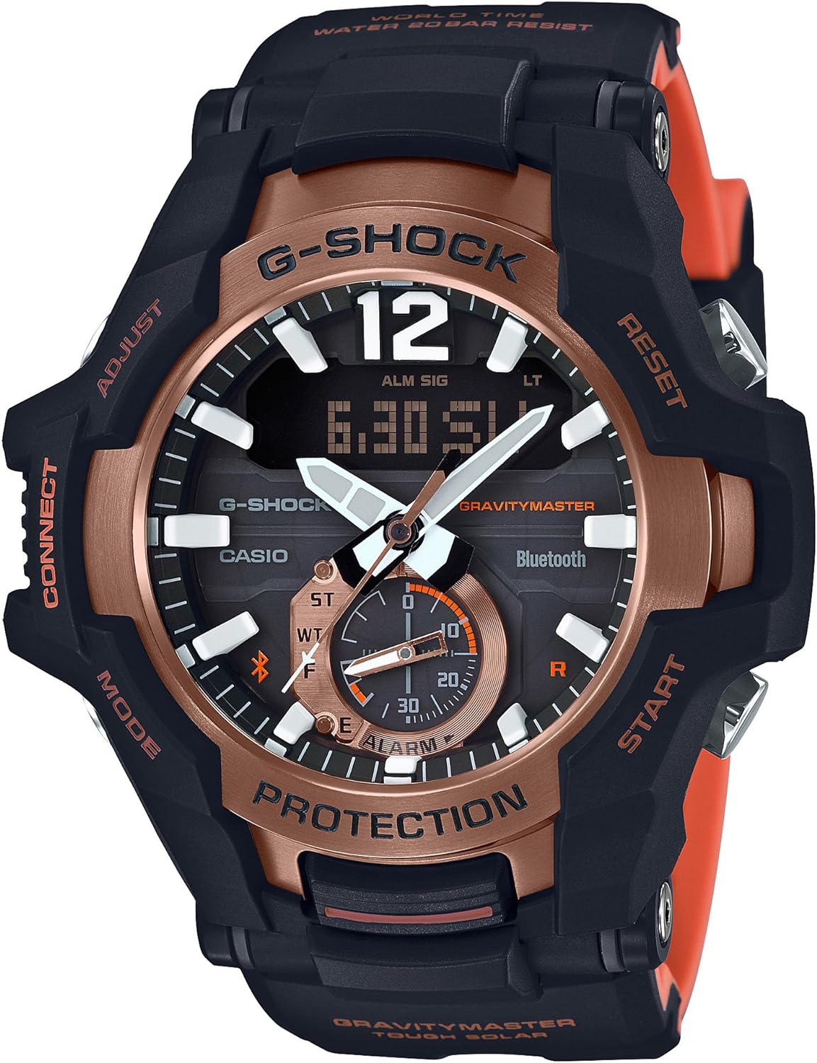 Casio G-Shock GRAVITYMASTER Bluetooth Solar GR-B100-1A4JF Men's Watch