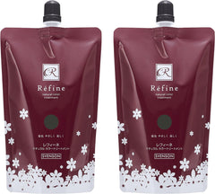 Lefine Natural Color Treatment for Men and Women 300g (2 Bottles, Natural Black)