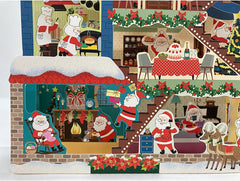 Sanrio 523607 Christmas Card Message Card Santa Doll House Greeting Card International Shipping Available JX 36-3