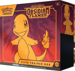 Pokemon Trading Card Game Scarlet   Violet Obsidian Flame Elite Trainer Box (9 Booster Packs, 1 Full Art Foil Promo Card   Premium Accessories)