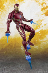 S.H. Figuarts Avengers Iron Man Mark 50 (Avengers: Infinity War), Approx. 6.1 inches (155 mm), PVC ABS Pre-painted Action Figure