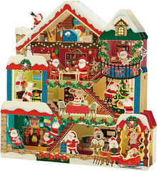 Sanrio 523607 Christmas Card Message Card Santa Doll House Greeting Card International Shipping Available JX 36-3