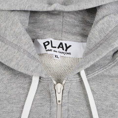 Play Comme des Garcons T168 Men's Hoodie, Sweatshirt, Zip-up, Play Comte, Des Garcons, Red Heart, Play ZIP HOODED