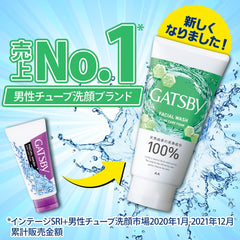 GATSBY (Amazon.co.jp Exclusive) Quasi-Drug Facial Wash Medicated Triple Care Acne Foam Men's Face Wash Acne Care Prevention Set, 4.6 oz (130 g) (3 x 3)