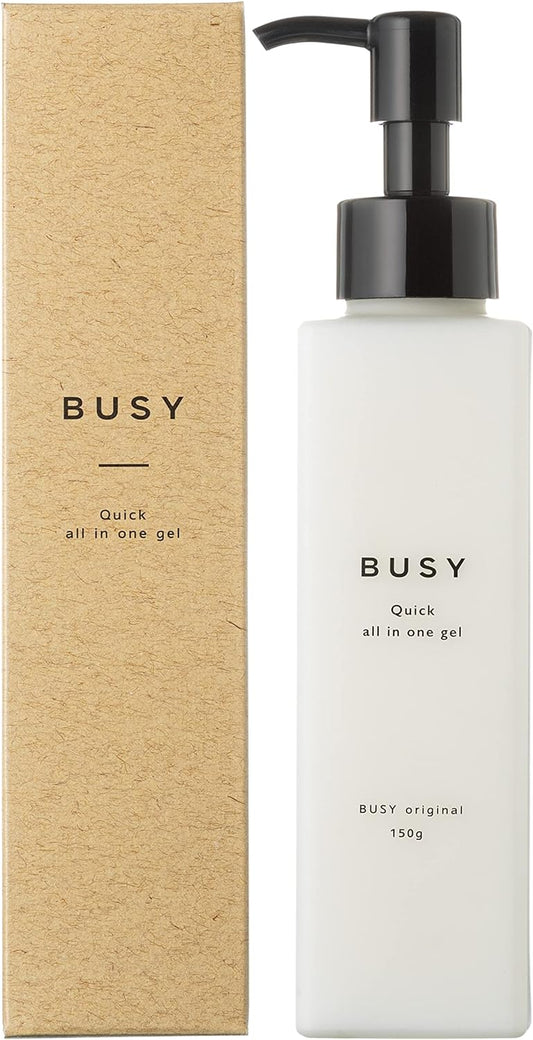 BUSY Quick All-in-one Gel Skin Care Basic Cosmetics For Morning and Evening Use Time Saving Pump Type All-in-One 150g