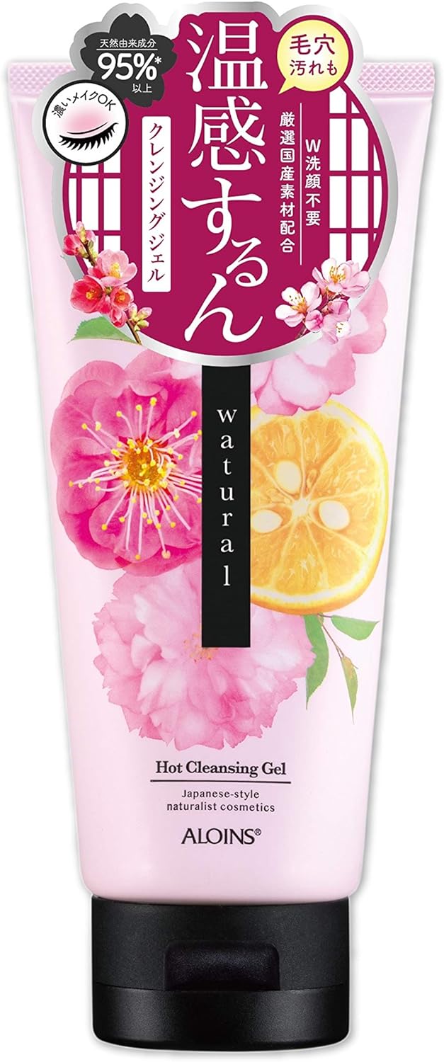 Aloins Cosmetics Japanese Chural, Hot Cleansing Gel, Japanese Flowers, 5.3 oz (150 g)