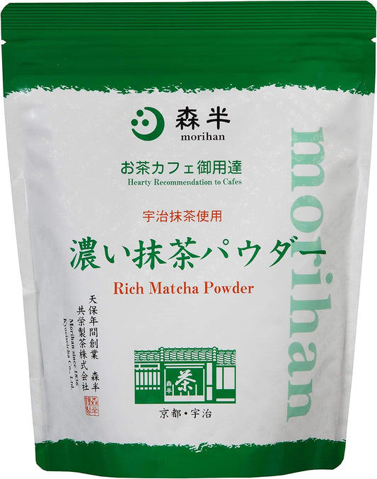 Morihan Dark Matcha Powder, Commercial Use, 17.6 oz (500 g) Bag Included (Matcha, Frosted Sugar)