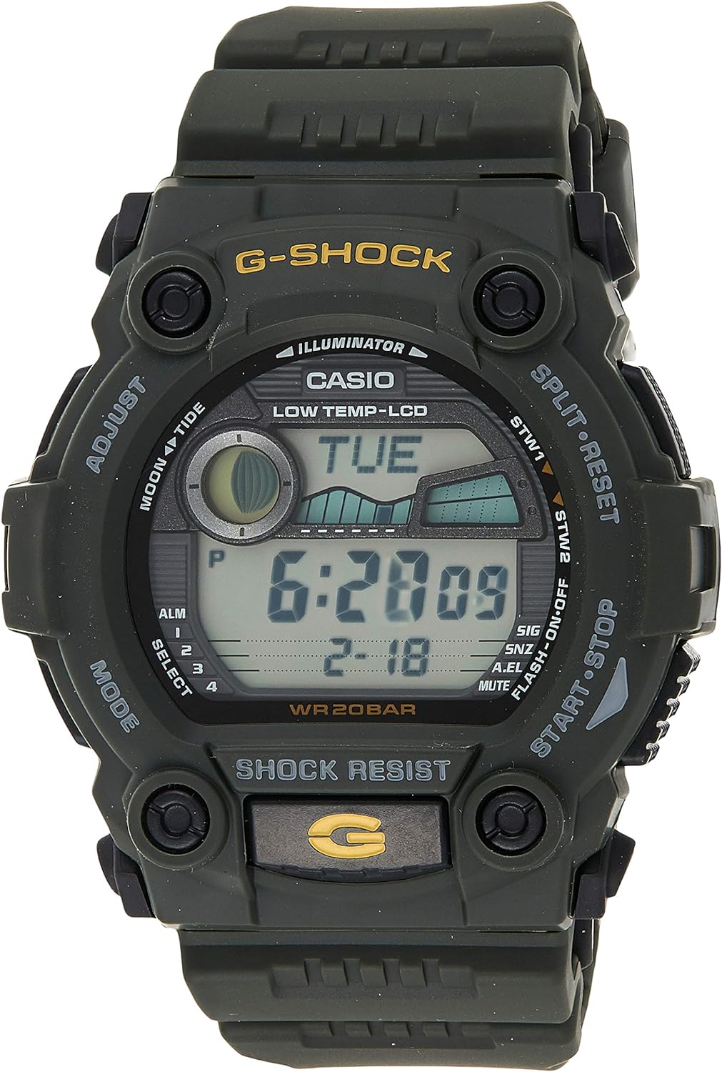 Casio CASIO G-SHOCK Men's Watch G-7900-3 Khaki Watch Reimported