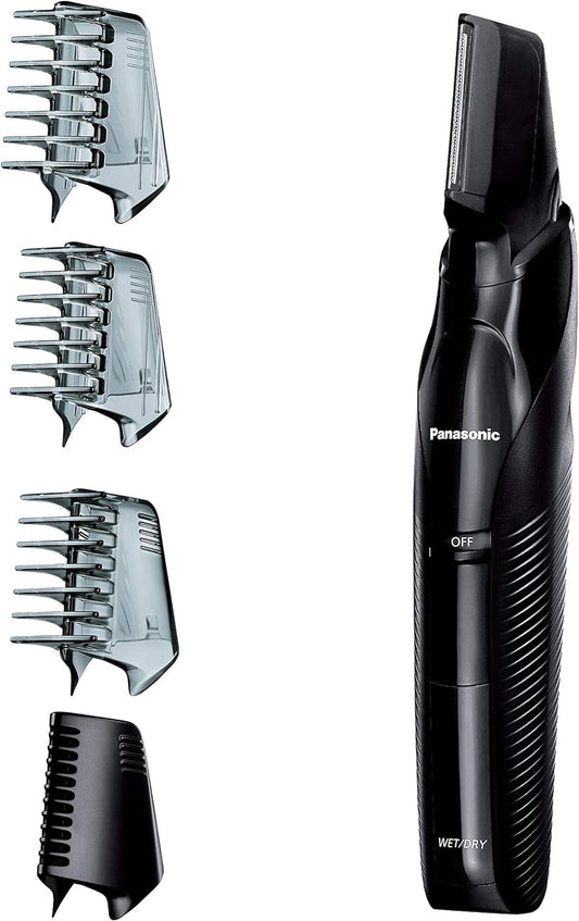 Panasonic ER-GK70-K Body Trimmer, Bath, For Men, Black