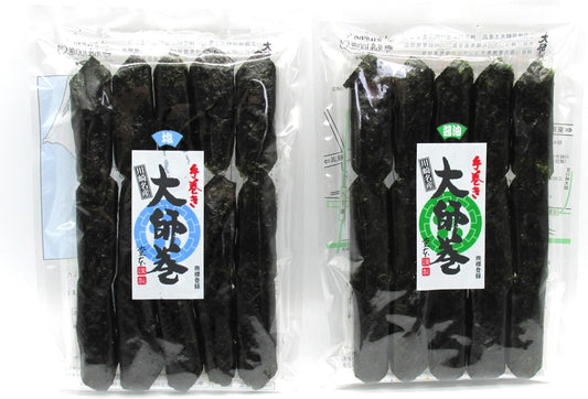 Daishi Rolls, 15 Pieces, 2 Bags, Soy Sauce, Salt, Hand Winding Product, Kawasaki Daishi, Rice Crackers, Nori Roll, Medium Product, Souvenir, Gift