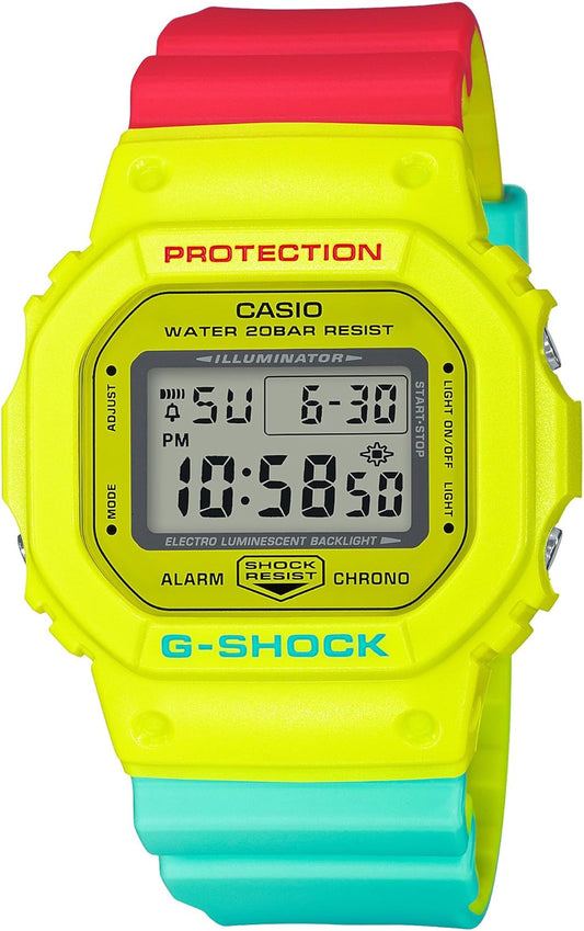 Casio G-Shock Breeze-Rasta Color DW-5600CMA-9JF Men's Watch