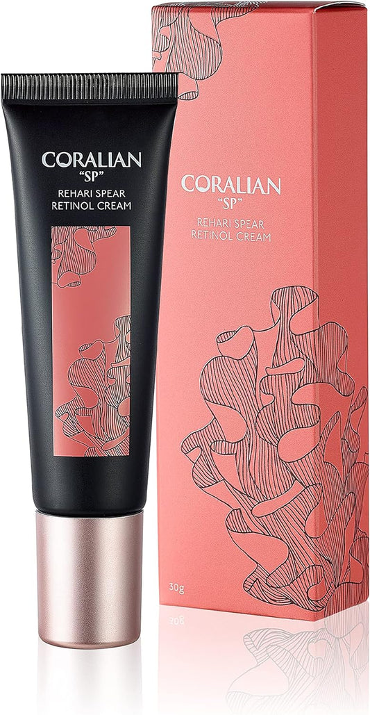 Coralian "SP" High Concentration Retinol 6.45% Microneedle Cream (30 g), Made in Japan, Vitamin A, Moisturizing, Face Cream, Needle Cream, Bactiol, Hydroquinone