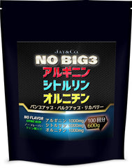 JAY CO. NO series BIG3 Arginine, Citrulline, Ornithine (1000mg x 3 types) (No flavor (with citric acid), 100 servings 600g)