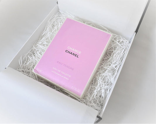 Chanel Chance Eau Tendure EDT SP, 1.7 fl oz (50 ml) (Genuine Domestic Product) Gift Box, Present, Ribbon Wrapped with Shopper