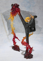 Figuarts Zero Sanji-Battle Ver. Devil-style Legs Painting Dragon Point Shot - (Diable Jambe Flambage Shot)