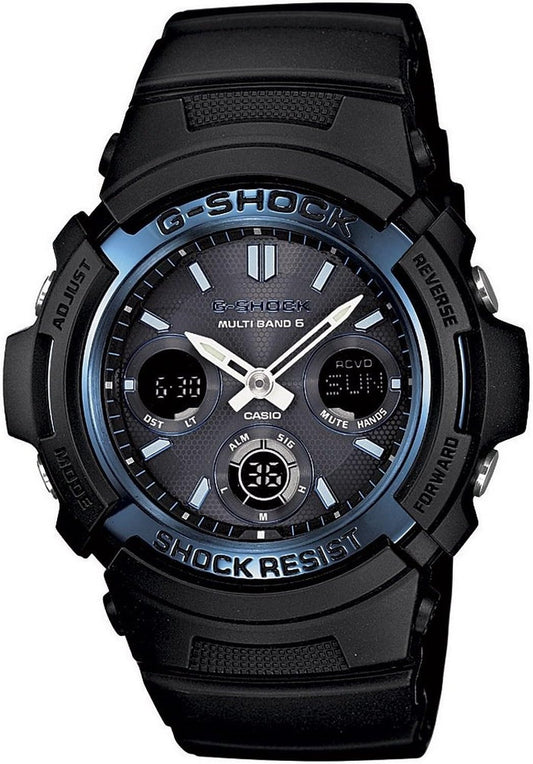 CASIO G - Shock AWG - M 100A - 1A Digital Analog Solar Powered Wristwatch