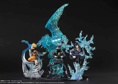 Figuarts Zero Naruto Uchiha Sasuke Shippuden Kizuna Relation, Approx. 8.5 inches (215 mm), PVC   ABS Pre-painted Complete Figure