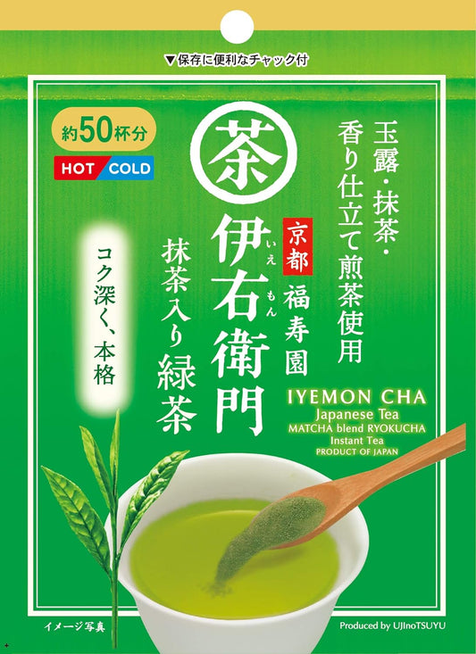 Uji no Tsuyu, Instant green tea from Iyemon. 40 g