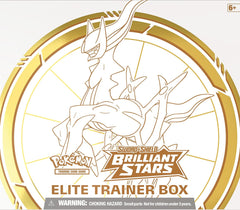 Pokemon Trading Card Game: Sword Shield Brilliant Stars Elite Trainer Box Card Game