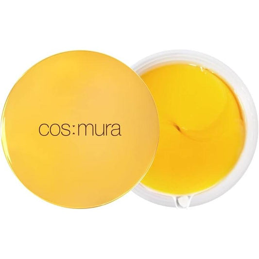 Cos:mura Official Dealer (GOLD   DIAMOND HYDROGEL EYE PATCH NEW) 60 Pieces Pack