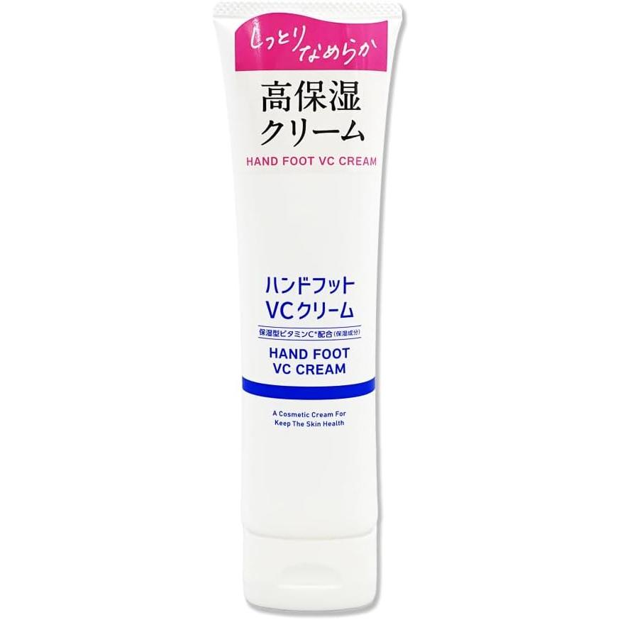 Hand Foot VC Cream, Highly Moisturizing Cream, 3.5 oz (100 g), Made in Japan (Fragrance Free, Color-free), Moisturizing Vitamin C Formulated